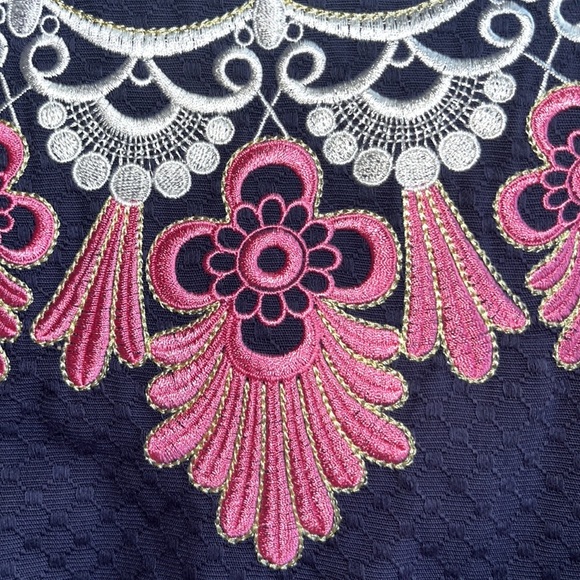 Lilly Pulitzer Allura True Navy Adorn e Sheath Dress Size 8 - Picture 4 of 11